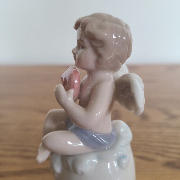 Avon 2002 Porcelain Cherub Bell Collectible Bell Angel Bell Retired Item Vintage - Picture 11 of 15
